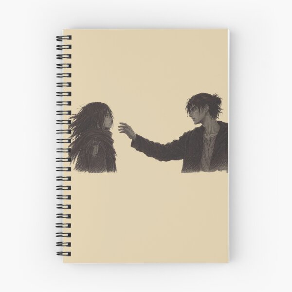 Item preview, Eren and Mikasa Tragic Anime Sketch Art designed and sold by Zappylane.