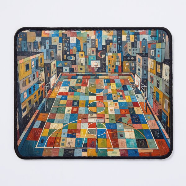 Item preview, Inner City Basketball Court Abstract Art designed and sold by Home Decor Art.