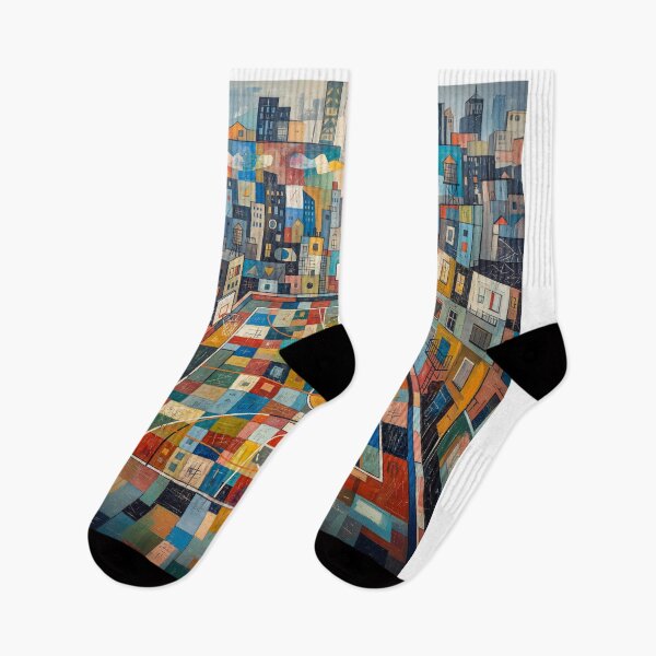 Item preview, Inner City Basketball Court Abstract Art designed and sold by Home Decor Art.