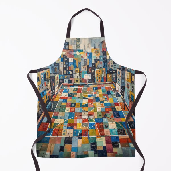 Item preview, Inner City Basketball Court Abstract Art designed and sold by Home Decor Art.