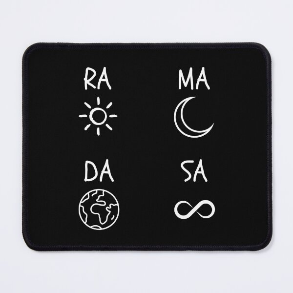 Item preview, Ra Ma Da Sa Celestial Mantra Symbols designed and sold by GemsAnatomy.