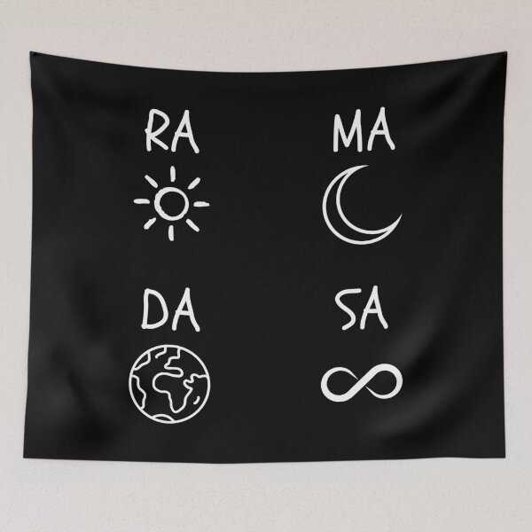 Item preview, Ra Ma Da Sa Celestial Mantra Symbols designed and sold by GemsAnatomy.