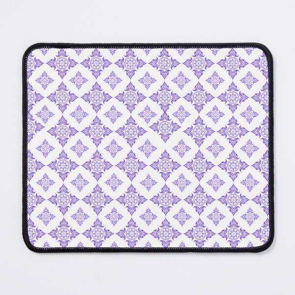 Item preview, Purple Ornamental Mandala Pattern – Elegant Geometric Floral Tile Design designed and sold by Mousy17.