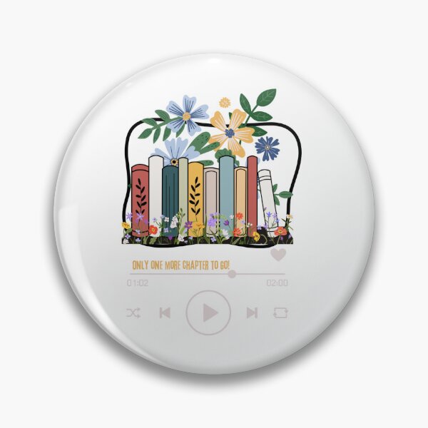 Item preview, Only One More Chapter Floral Book Player Reading Aesthetic Design designed and sold by ZURIKO29.
