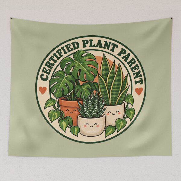 Item preview, Certified Plant Parent - Cute Indoor Houseplants Retro Badge designed and sold by zytooFree.