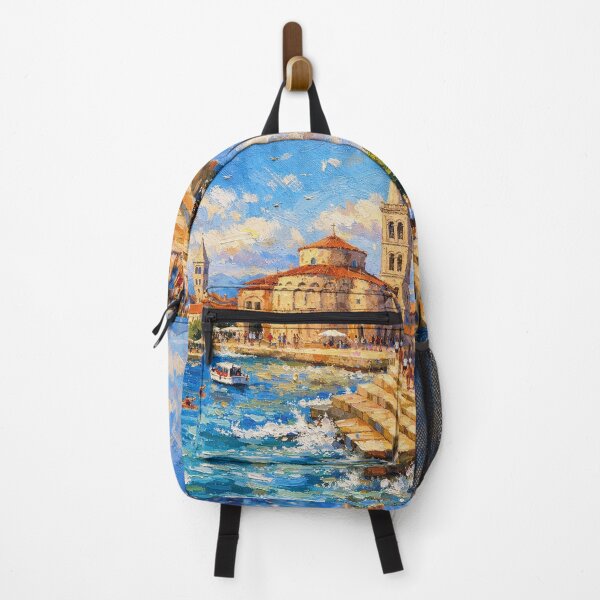 Item preview, A painting of Zadar, Croatia – A Beautiful city in Europe. designed and sold by GalleryKauffeld.