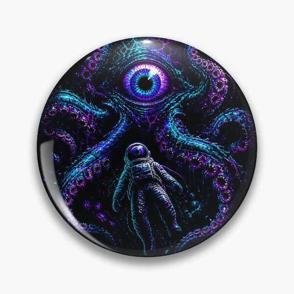 Item preview, Cosmic Horror – Eldritch Eye Tentacles Floating Astronaut Space designed and sold by SVox.