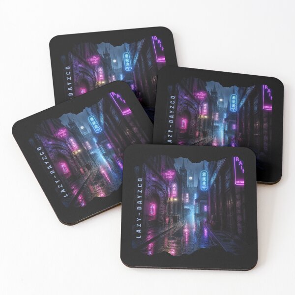 Item preview, Lazy~DayzCo Cyber Goth Neon Alleyway designed and sold by LazyDayzCo.
