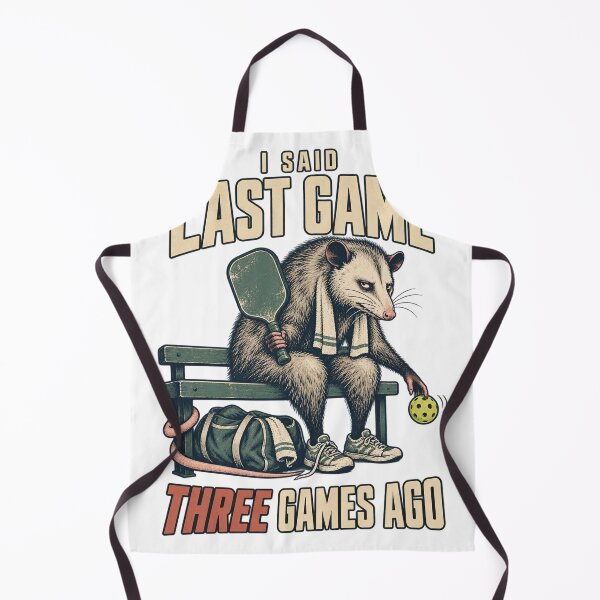 Item preview, Oppossum Pickleball Player - I said last game designed and sold by mnkyride.