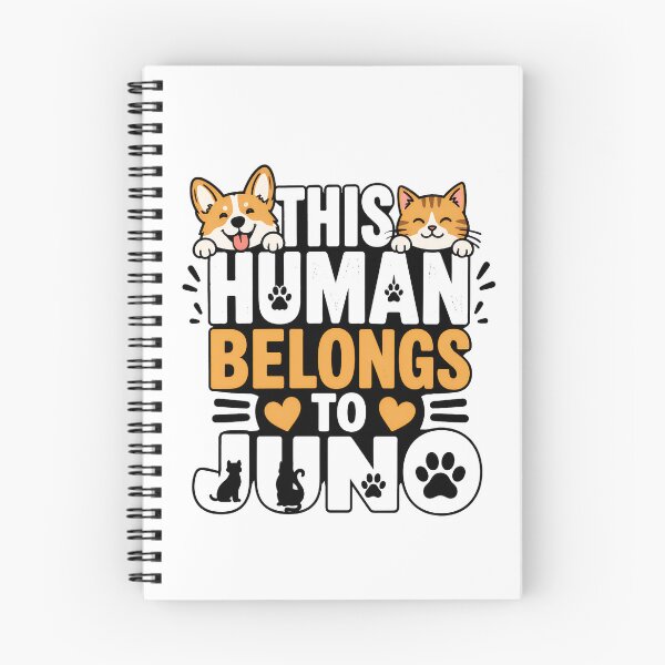 Item preview, This Human Belongs To Juno Cat Owner Gift designed and sold by Dmo3HarkoArt.