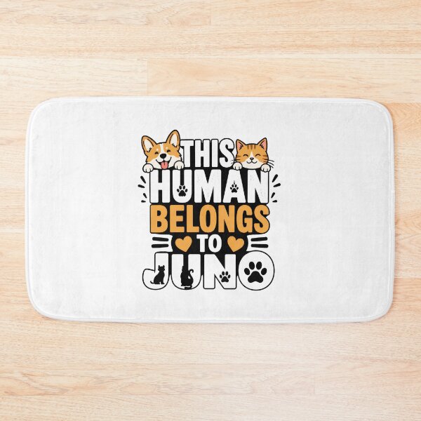 Item preview, This Human Belongs To Juno Cat Owner Gift designed and sold by Dmo3HarkoArt.