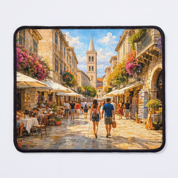 Item preview, Zadar, Croatia – a painting of a summer day in this beautiful European city. designed and sold by GalleryKauffeld.