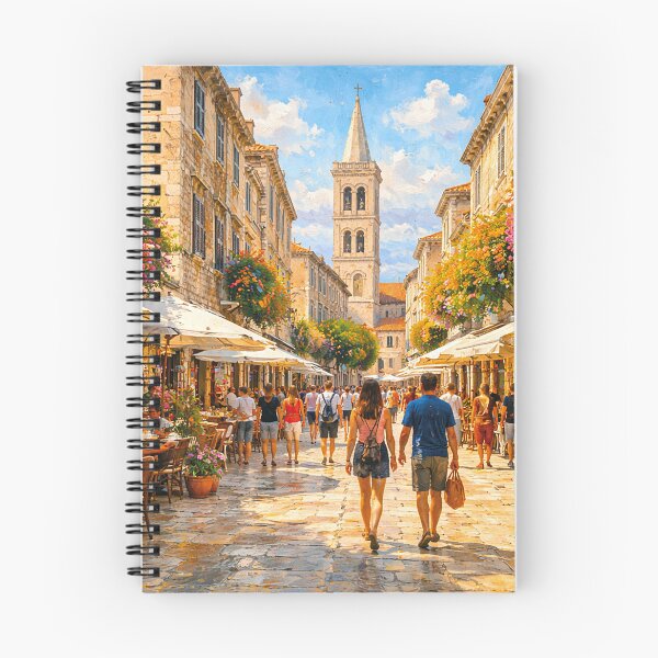 Item preview, Zadar, Croatia – a painting of a summer day in this beautiful European city. designed and sold by GalleryKauffeld.