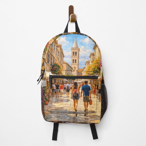 Item preview, Zadar, Croatia – a painting of a summer day in this beautiful European city. designed and sold by GalleryKauffeld.