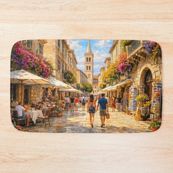 Item preview, Zadar, Croatia – a painting of a summer day in this beautiful European city. designed and sold by GalleryKauffeld.