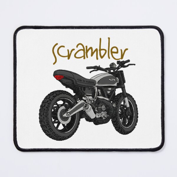 Item preview, Scrambler Motorcycle Art Inspired by Ducati Design designed and sold by MGOE.