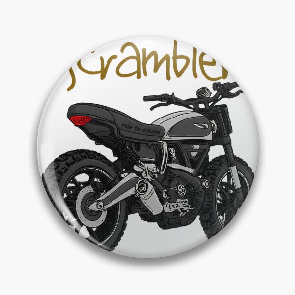 Item preview, Scrambler Motorcycle Art Inspired by Ducati Design designed and sold by MGOE.