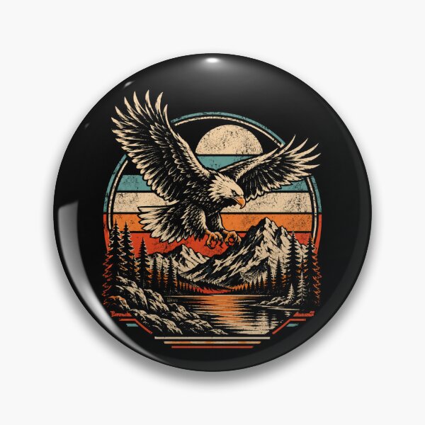 Item preview, Vintage Eagle Mountain Wilderness Retro Outdoor Adventure designed and sold by Moizento.