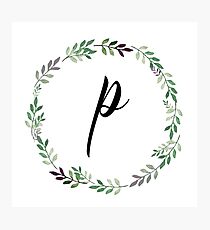 P Photographic Print