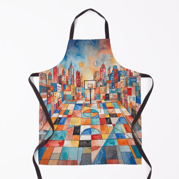 Item preview, Inner City Basketball Court Abstract Art designed and sold by Home Decor Art.