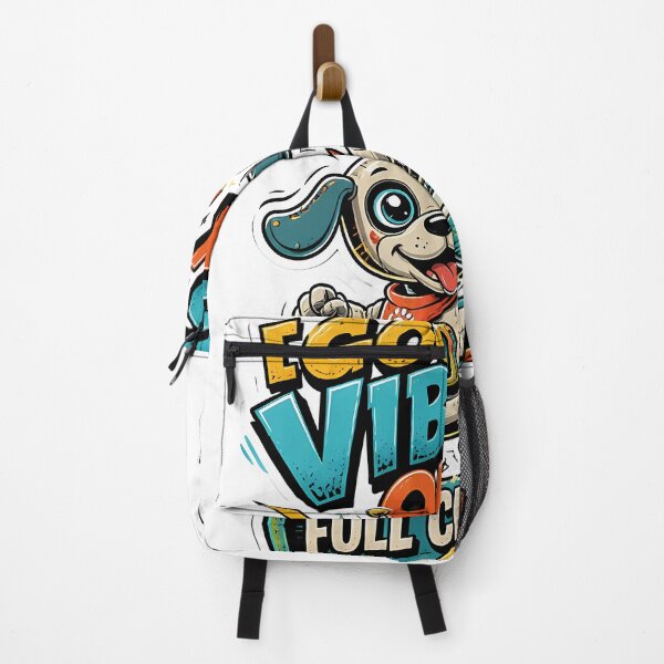 Item preview, Good Vibes Only Robot Dog Mascot Graphic designed and sold by InkDriveStudio.