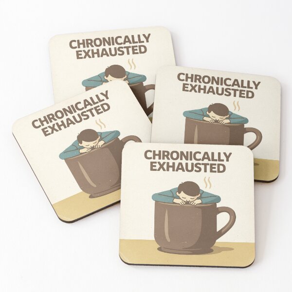 Item preview, Chronically Exhausted designed and sold by PictorialWhimsy.