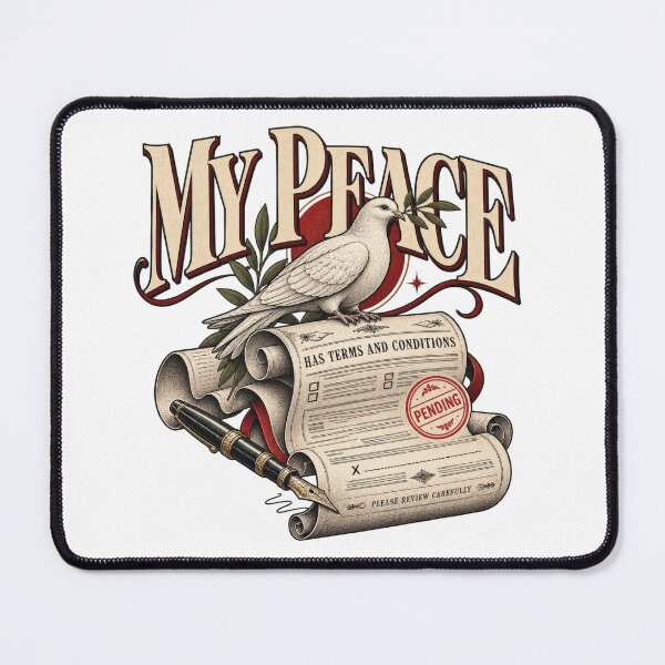Item preview, My Peace Has Terms and Conditions Funny Introvert Design designed and sold by Trendy-Artistry.