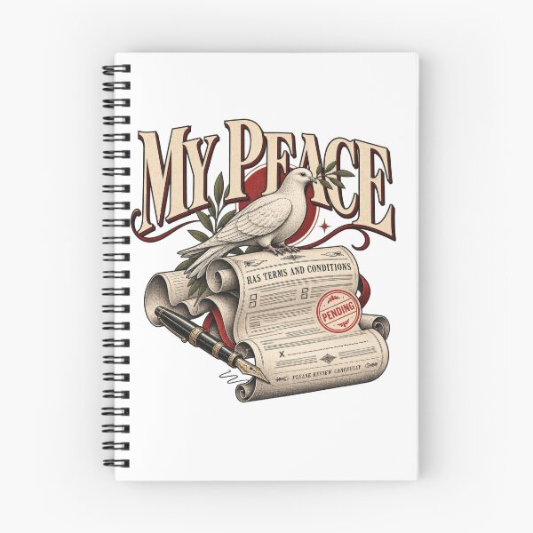 Item preview, My Peace Has Terms and Conditions Funny Introvert Design designed and sold by Trendy-Artistry.