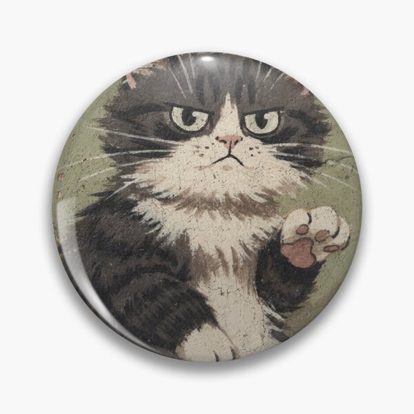 Item preview, Ragamuffin Cat Demanding Early Dinner designed and sold by PictorialWhimsy.