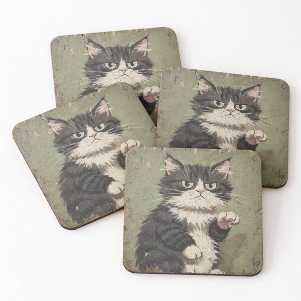 Item preview, Ragamuffin Cat Demanding Early Dinner designed and sold by PictorialWhimsy.
