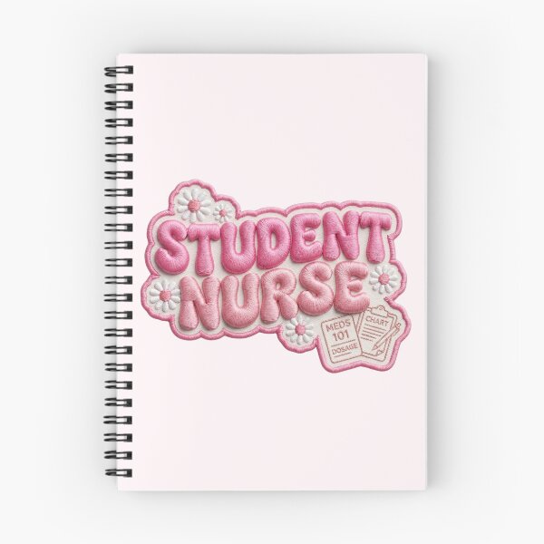 Item preview, Student Nurse Pink Standard 2026 | Y2K Aesthetic Nursing School | Puffy Patch designed and sold by The Niche Lab.