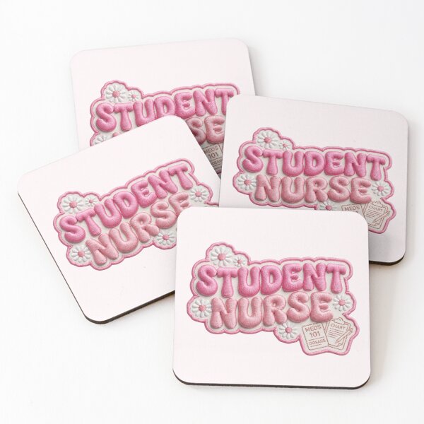 Item preview, Student Nurse Pink Standard 2026 | Y2K Aesthetic Nursing School | Puffy Patch designed and sold by The Niche Lab.