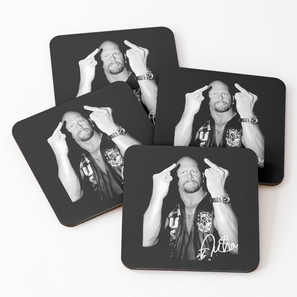 Artikelvorschau, Stone Cold Steve Austin zeigt den Mittelfinger entworfen und verkauft von mcarboneart.