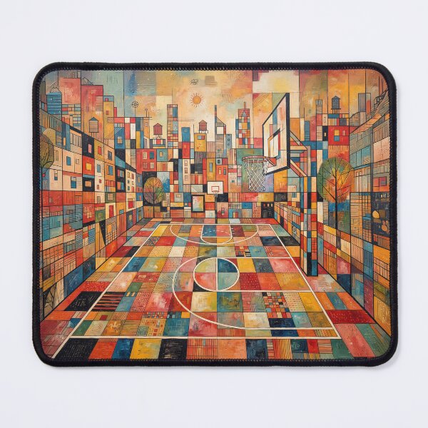 Item preview, Inner City Basketball Court Abstract Art designed and sold by Home Decor Art.