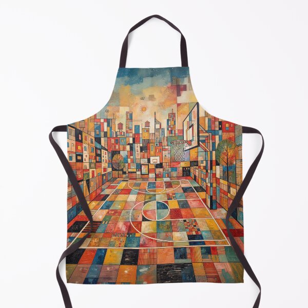 Item preview, Inner City Basketball Court Abstract Art designed and sold by Home Decor Art.