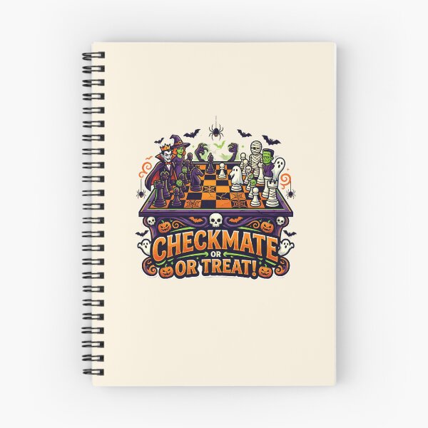 Item preview, Checkmate or treat! - Halloween for chess players designed and sold by ParadoxParadox.