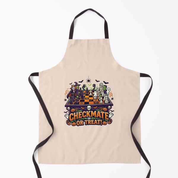 Item preview, Checkmate or treat! - Halloween for chess players designed and sold by ParadoxParadox.