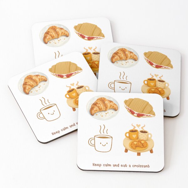 Item preview, Keep calm and eat a croissant designed and sold by Apinnshop.