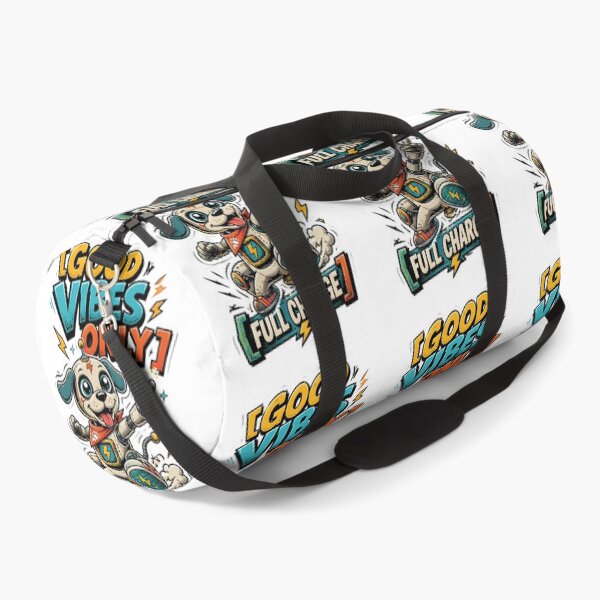 Item preview, Good Vibes Only Robot Dog Mascot Graphic designed and sold by InkDriveStudio.
