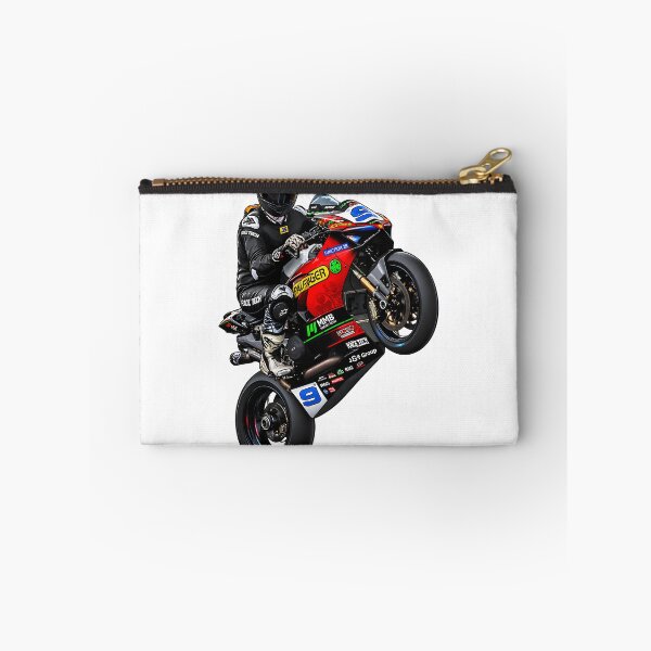 Item preview, Skippy Wheelie Action Design - Dynamic Motorcycle Stunt Illustration designed and sold by MGOE.