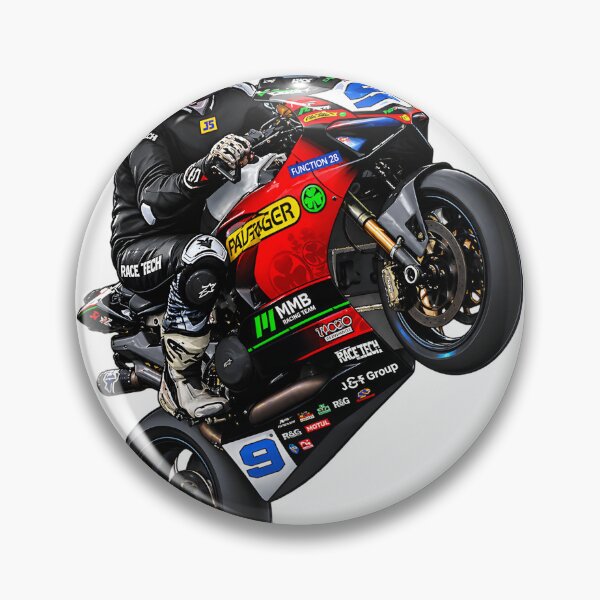 Item preview, Skippy Wheelie Action Design - Dynamic Motorcycle Stunt Illustration designed and sold by MGOE.