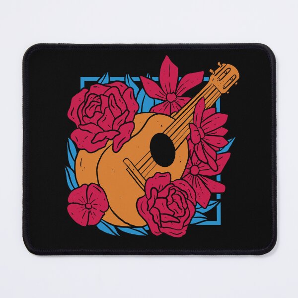 Item preview, Floral Ukulele Acoustic Guitar Music Indie Aesthetic designed and sold by Hilal-Studio.