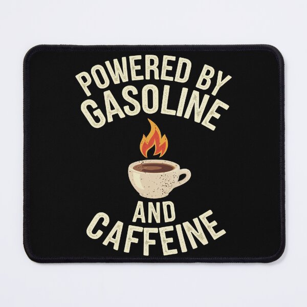 Item preview, Powered By Gasoline And Caffeine Funny Car Coffee designed and sold by SkymarArt.