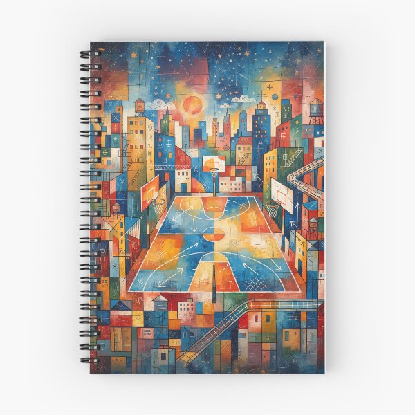 Item preview, Inner City Basketball Court Abstract Art designed and sold by Home Decor Art.