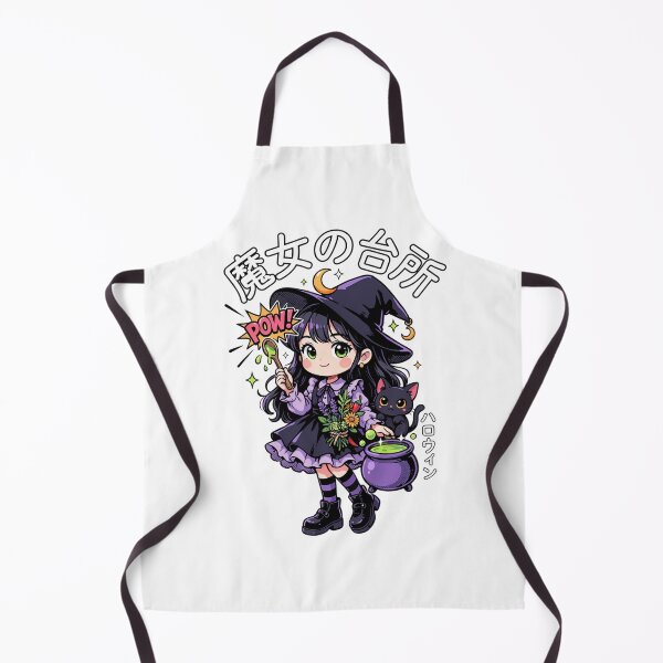 Item preview, Greenwitch Kitchen Witch Cauldron Halloween Design Graphic Tee v8 designed and sold by DarylWelsh2024.