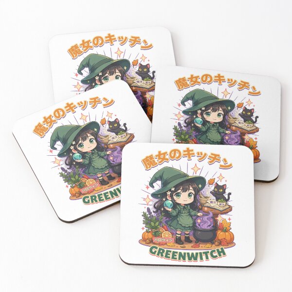 Item preview, Greenwitch Kitchen Witch Cauldron Halloween Design Graphic Tee v9 designed and sold by DarylWelsh2024.