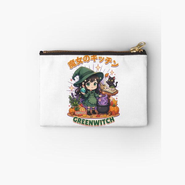 Item preview, Greenwitch Kitchen Witch Cauldron Halloween Design Graphic Tee v9 designed and sold by DarylWelsh2024.