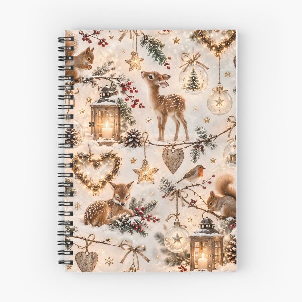 Item preview, Cozy winter animals and Christmas magic in the forest designed and sold by Fotografin1981.
