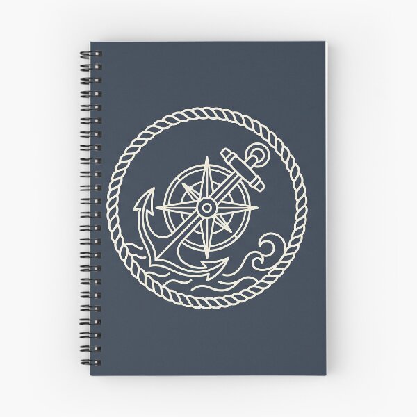 Item preview, Vintage Nautical Anchor - Compass Rose Outdoor Line Art Badge Sticker designed and sold by MissoStudio.