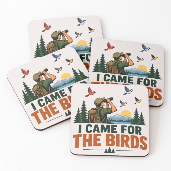 Item preview, Came for the Birds Funny Birdwatching Nature Lover Design designed and sold by Ink-and-Odd.